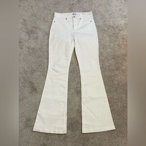 Sofia by Sofia Vergara Off-White Wide Leg Jeans
